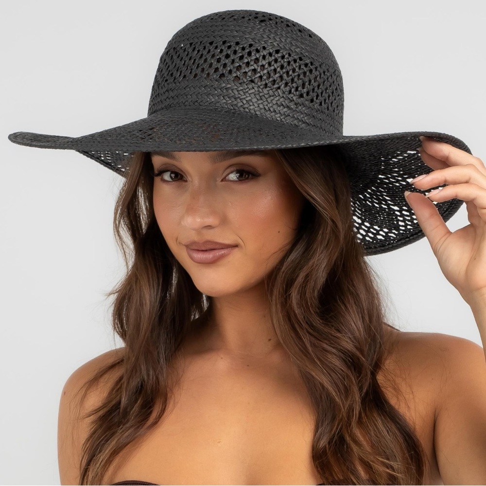 Black Summer Floppy Hat